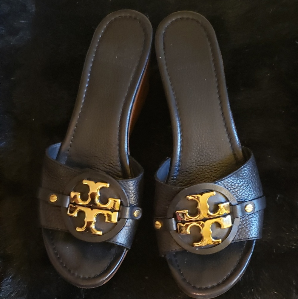 Tory Burch Wedged Slides